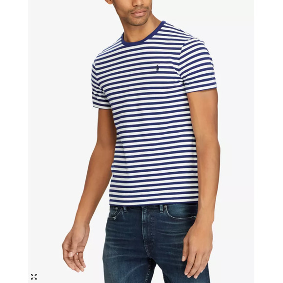 Polo Ralph Lauren Other - Polo Ralph Lauren NWT Blue Stripe Classic Fit Short Sleeve T-Shirt French XL